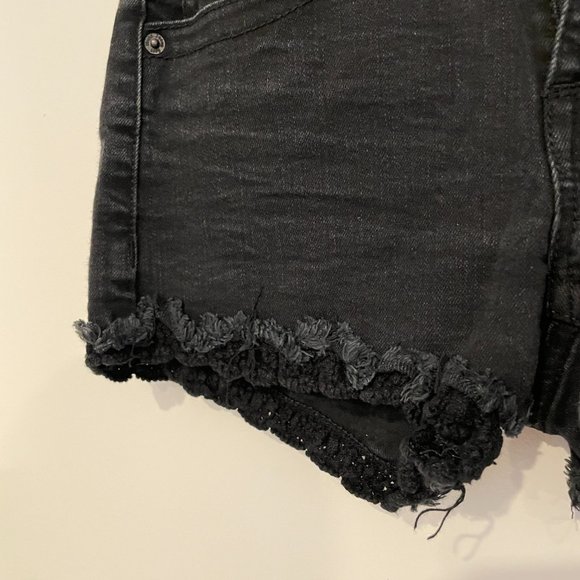 Mudd Black Jean Shorts - Picture 2 of 4